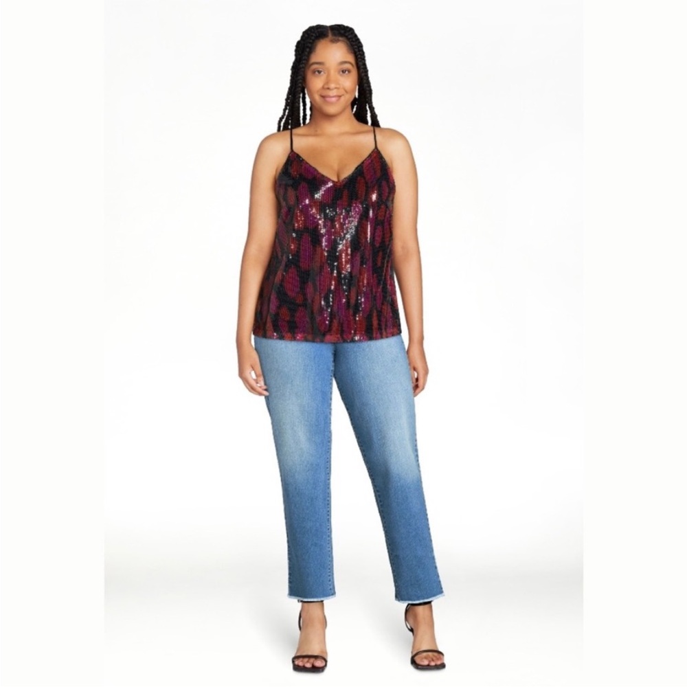 Scoop NYC Sequin Cami Top - Picture 2 of 9